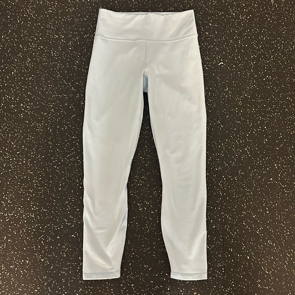 Baby blue FABLETICS leggings. PowerHold